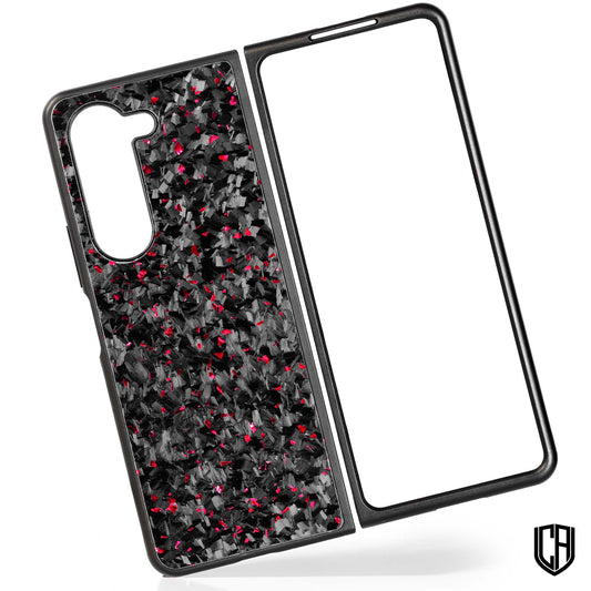 SAMSUNG FOLD MODELS - FORGED CARBON SERIES (RED)