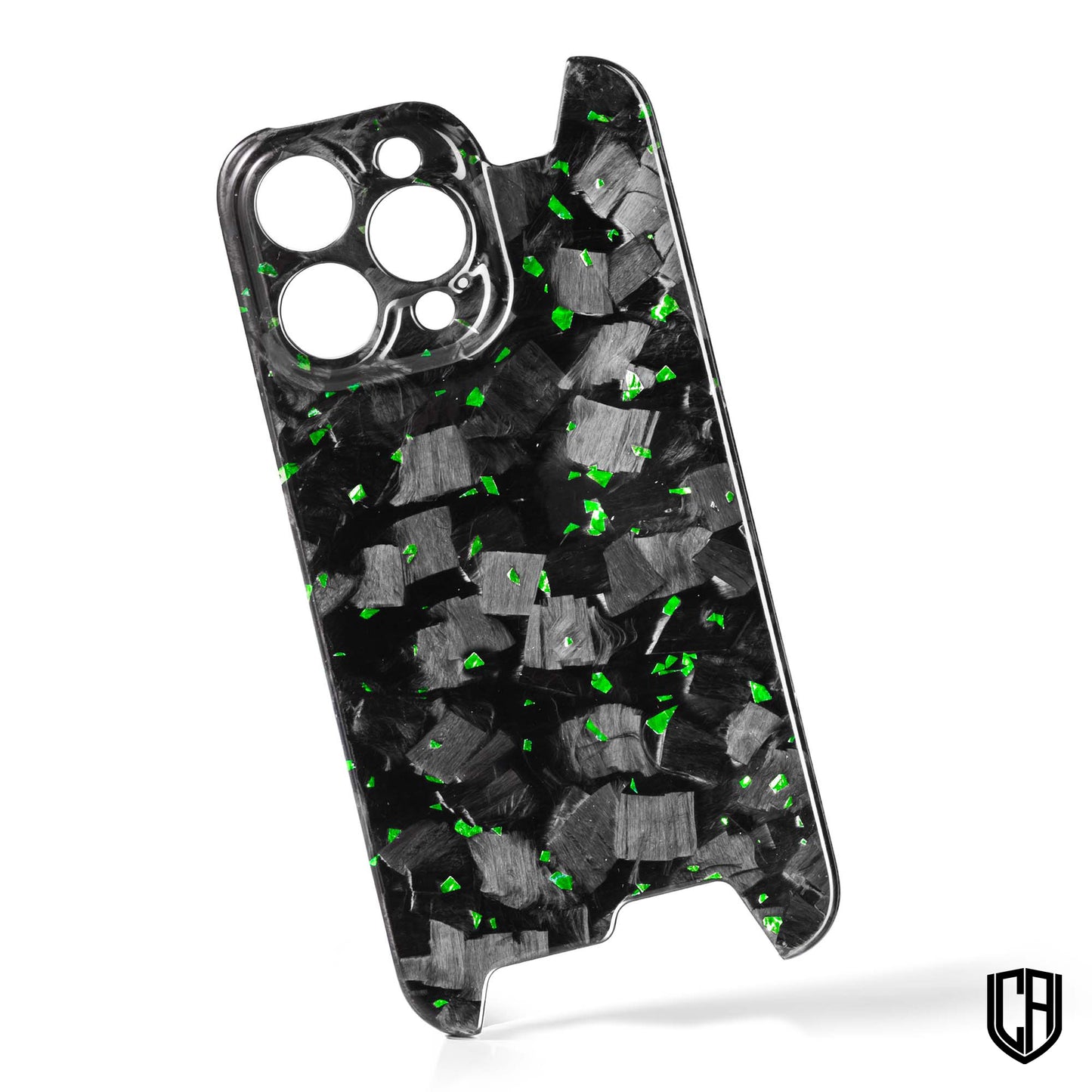 IPHONE - FORGED CARBON SKELETAL SERIES (GREEN)