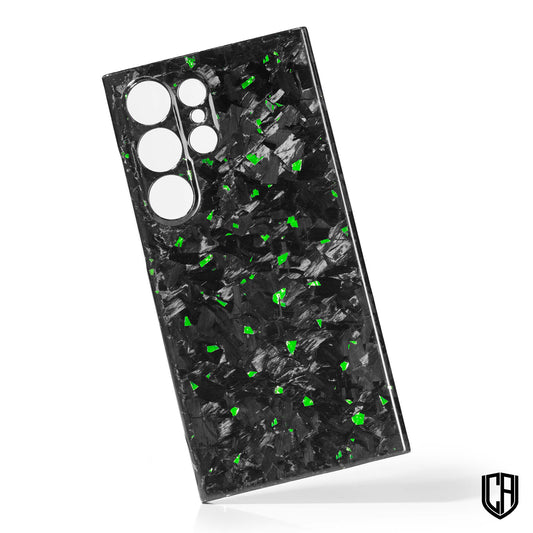 SAMSUNG S MODELS - FORGED CARBON SKELETAL SERIES (GREEN)