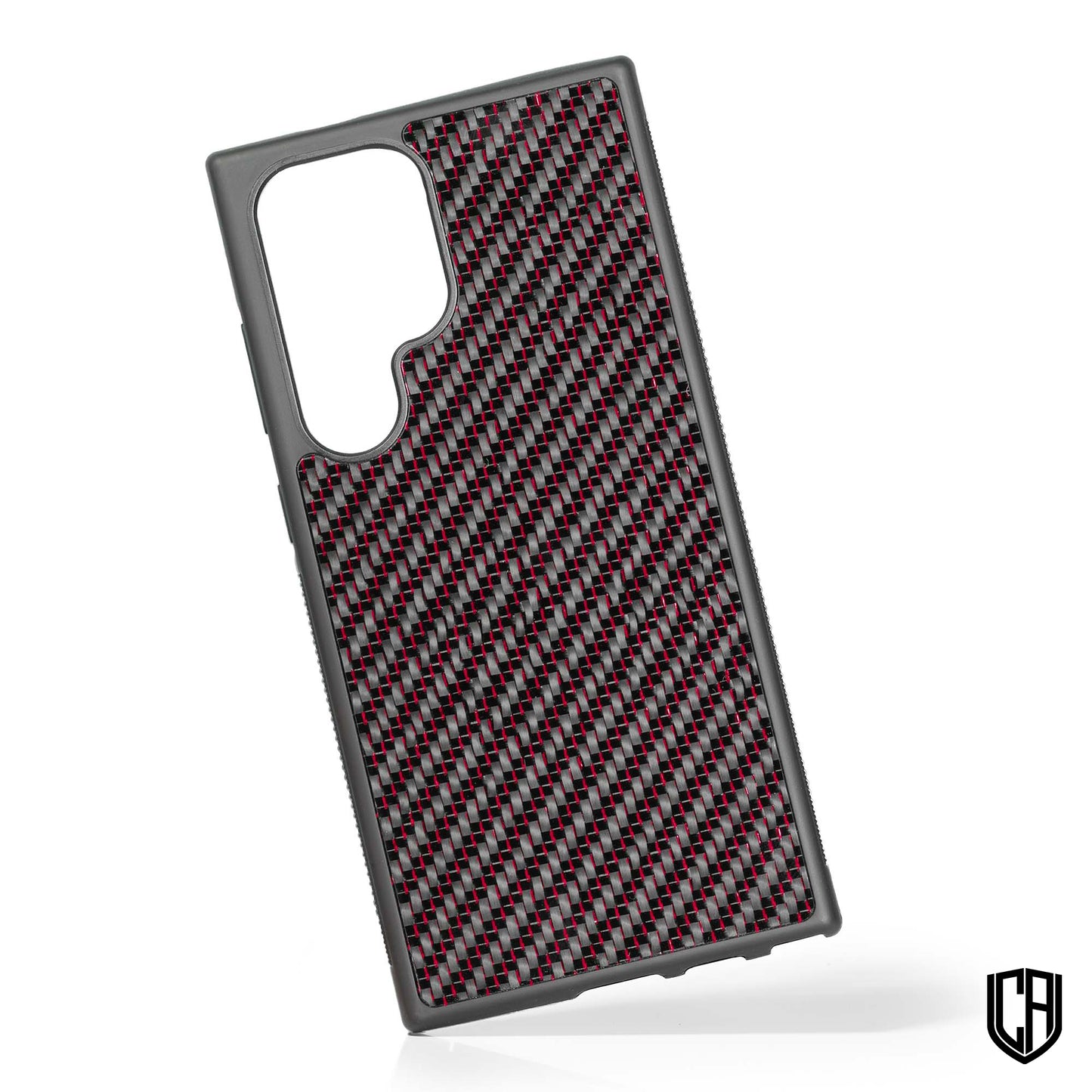 SAMSUNG S MODELS - WOVEN CARBON SERIES (RED)