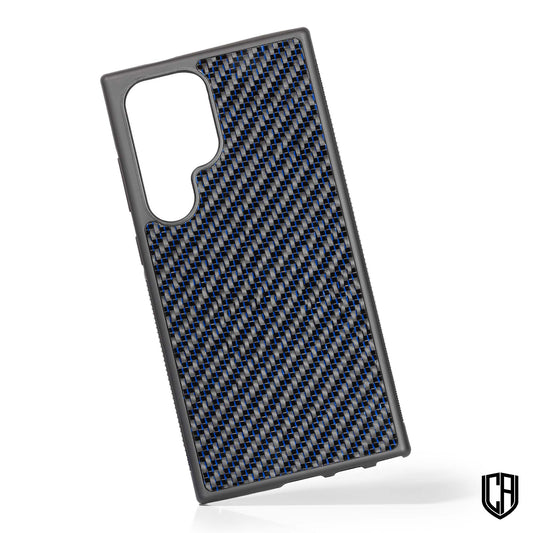 SAMSUNG S MODELS - WOVEN CARBON SERIES (BLUE)