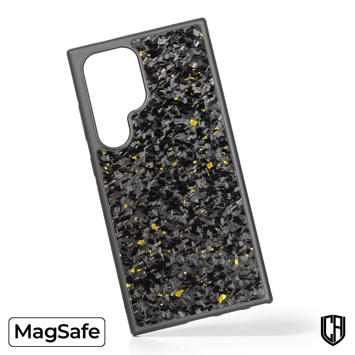 SAMSUNG S MODELS - FORGED CARBON SERIES WITH MAGSAFE (YELLOW)